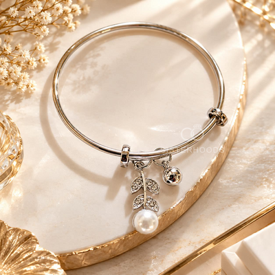 Charm Silver Adjustable College Bracelet